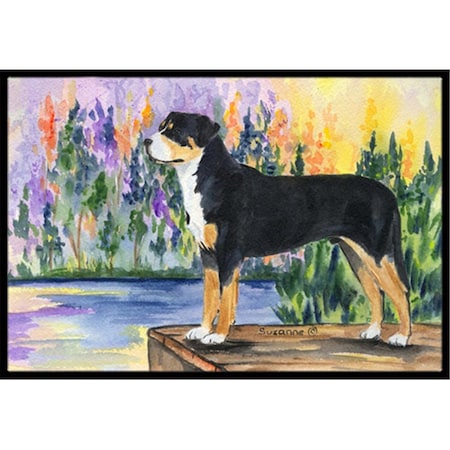 Carolines Treasures 18 x 27 in. Greater Swiss Mountain Dog Indoor Outdoor Doormat CA78815